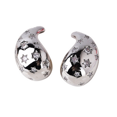 Water Drop Star Earrings