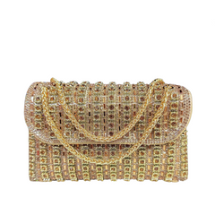 Diamond Inlaid Chain Crossbody Bag