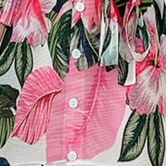 Ruffled Sleeves Pleated Lace Up Dress