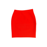 Solid Bandage Mini Skirt