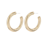 Pre Order: Big Circle Hoop Earrings