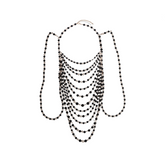 Multi Layered Chain Beaded Necklace