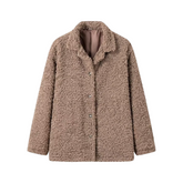 Loose Teddy Fluffy Loop Coat