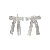 Pre Order: Bow Statement Hanging Earrings