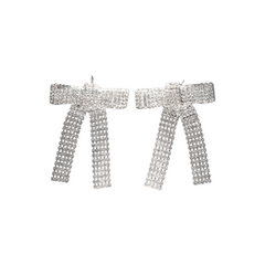 Pre Order: Bow Statement Hanging Earrings