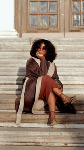 Shawl Lapel Woolen Belted Coat - @jariatudanita