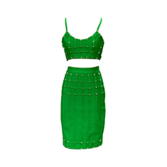 Studded Strap Two Piece Set