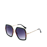 Metal Large Frame Sunglasses