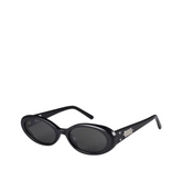 Retro Oval Panel Sunglasses