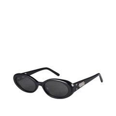 Retro Oval Panel Sunglasses