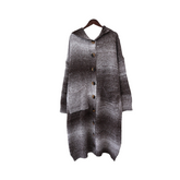 Retro Stripes Soft Hooded Knitted Cardigan