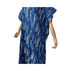 Distressed Denim Kaftan Dress - WINI