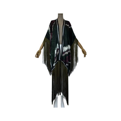 Tassel Cover Up Kimono Cardigan - WINI