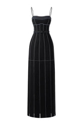 Slit Spaghetti Strap Maxi Dress