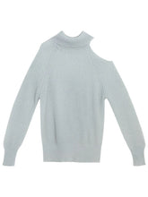 Pre Order: Bare Shoulder Turtleneck Knit Sweater