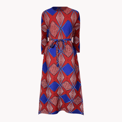 Pre Order: Beauty Print Pleated Dress