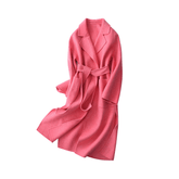 Pre Order: Belted Midi Wool Coat