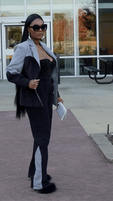 Pre Order: Blazer Contrast Jacket - @veronicalatriese