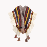 Pre Order: Bohemian Ruffled Shawl