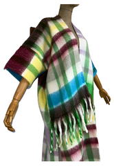 Cozy Plaid Tassel Winter Cardigan - WINI