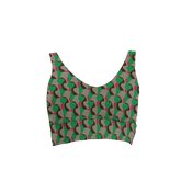 Ubuso Green Sports Bra