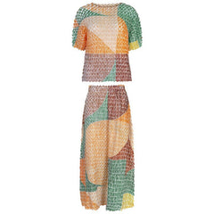 Contrast Color Block Set