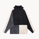 Contrast Colorblock Sweater