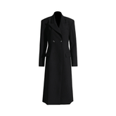 Double Buttons Loose Fit Coat