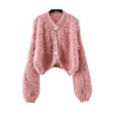 Downy Warm Knitted Short Sweater