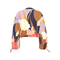 Brown Shrub Cropped Jacket