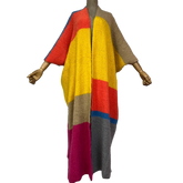 Warm Colorful Vibe Maxi Cardigan - WINI