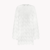 Fringed Pullover Loose Fit Dress