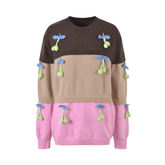 Fruity Tricolor Knit Sweater