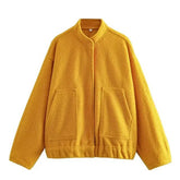 Gradient Stand Collar Jacket
