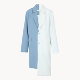 Half and Half Long Suit Jacket
