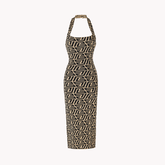 Halter Maxi Bandage Dress