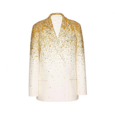 Sequined Double Breasted Blazer