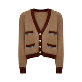 Vintage Long Sleeve V-Neck Cardigan