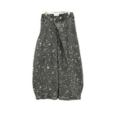 Vintage Distressed Straight Wide Leg Denim Pants