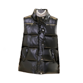Glossy Bright Puffer Vest