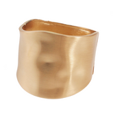 Exaggerated Wide Brimmed Spring Buckle Bracelet