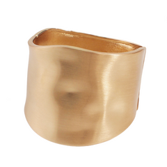 Exaggerated Wide Brimmed Spring Buckle Bracelet