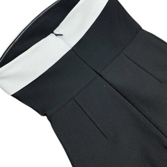 Strapless 3D Flower Patchwork Maxi Dress