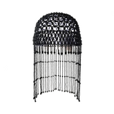 Handmade Hollowed Out Pearl Tassel Headpiece