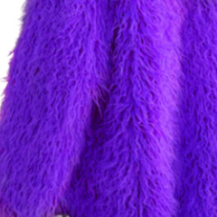 Wool Knee Long Faux Fur Belted Coat