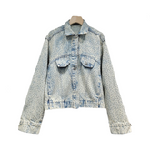 Hot Diamond Loose Denim Jacket