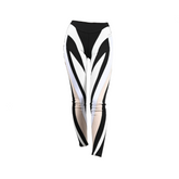 High Waisted Splicing Elastic Waistband Leggings