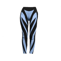 High Waisted Splicing Elastic Waistband Leggings