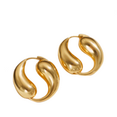 Tai Chi Water Drop Earrings