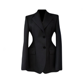Waist Cinching Hourglass Suit Blazer